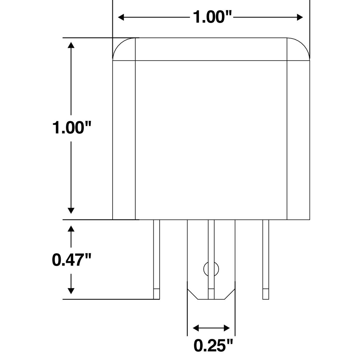 thumbnail image 2 of 190-8 Maxi Relay Adapter - For Heavy Duty 50 Amp Relays (Automotive & Equipment) 2 of 14
