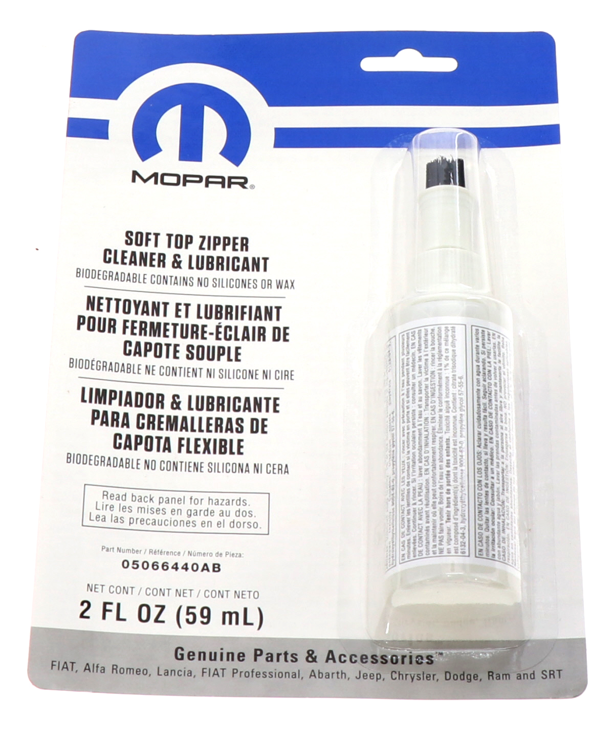 5066440AC Zipper Lube Mopar